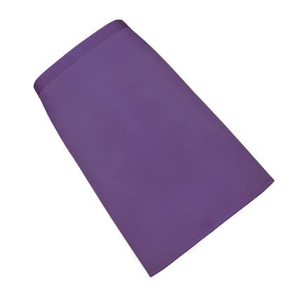 Rich Violet - Back - Premier Ladies-Womens Mid-Length Apron (Pack of 2)