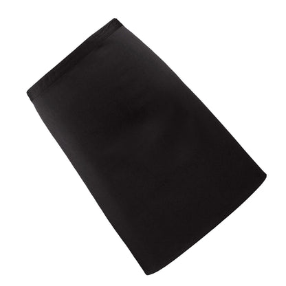 Black - Back - Premier Ladies-Womens Mid-Length Apron (Pack of 2)