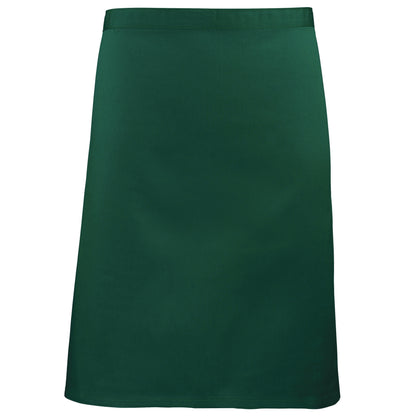 Bottle - Front - Premier Ladies-Womens Mid-Length Apron (Pack of 2)