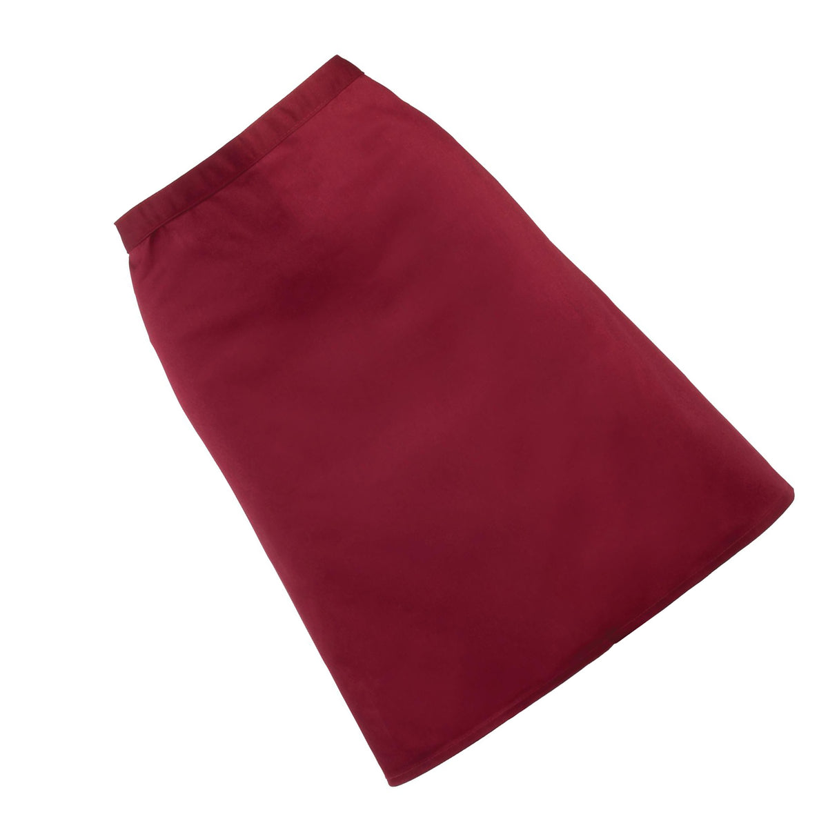 Burgundy - Back - Premier Ladies-Womens Mid-Length Apron (Pack of 2)