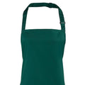 Burgundy - Front - Premier Colours 2-in-1 Apron - Workwear (Pack of 2)