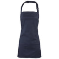 Royal - Front - Premier Colours 2-in-1 Apron - Workwear (Pack of 2)