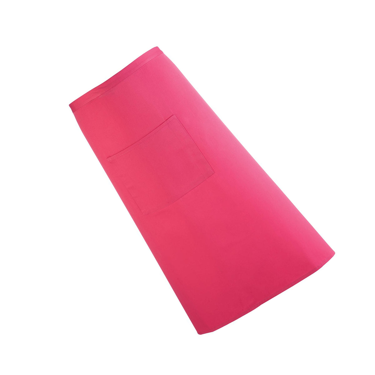 Hot Pink - Back - Premier Unisex Colours Bar Apron - Workwear (Long Continental Style) (Pack of 2)