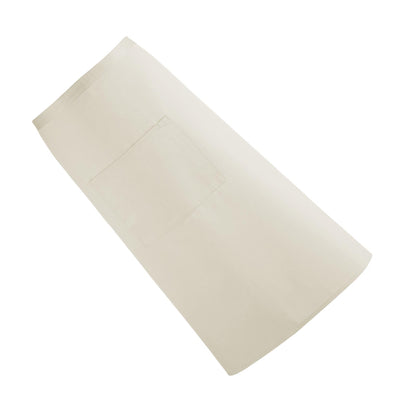 Natural - Back - Premier Unisex Colours Bar Apron - Workwear (Long Continental Style) (Pack of 2)