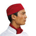 Red - Back - Premier Unisex Chefs Skull Cap (Pack of 2)