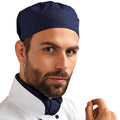 Navy - Back - Premier Unisex Chefs Skull Cap (Pack of 2)