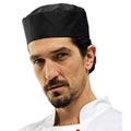 Black - Back - Premier Turn-Up Chefs Hat (Pack of 2)