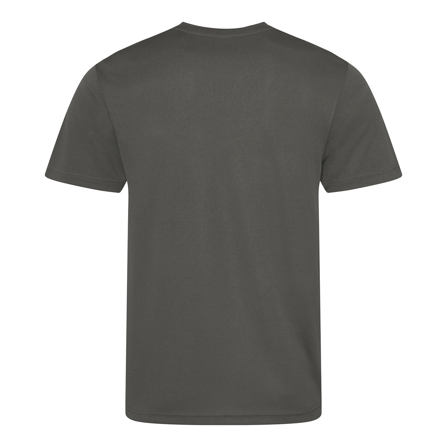 Charcoal - Back - AWDis Just Cool Mens Performance Plain T-Shirt