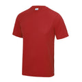 Electric Yellow - Front - AWDis Just Cool Mens Performance Plain T-Shirt