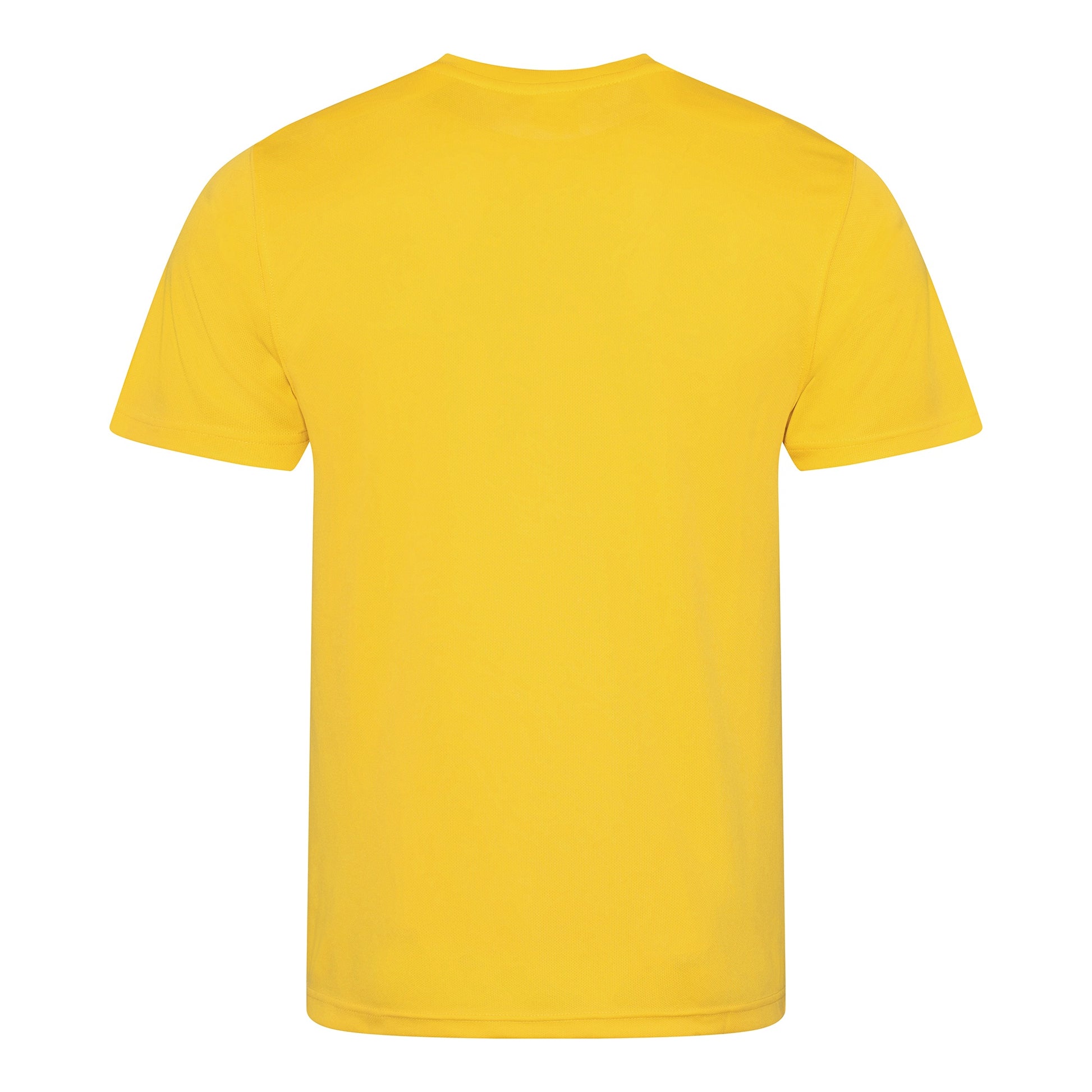 Gold - Back - AWDis Just Cool Mens Performance Plain T-Shirt
