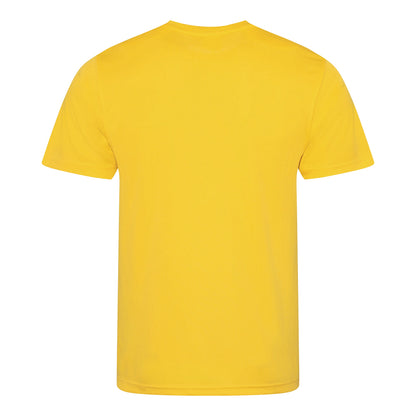Gold - Back - AWDis Just Cool Mens Performance Plain T-Shirt