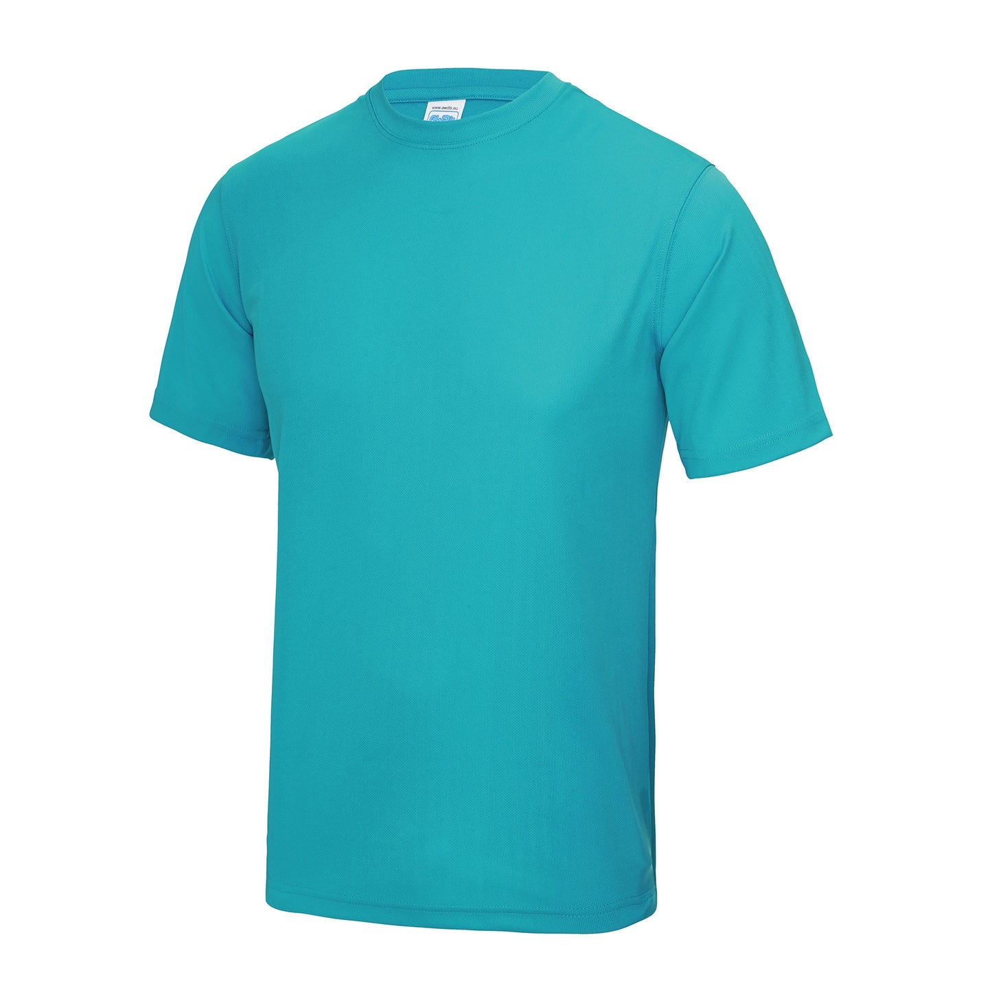 Hawaiian Blue - Front - AWDis Just Cool Mens Performance Plain T-Shirt