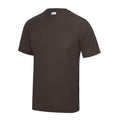 Heather Grey - Front - AWDis Just Cool Mens Performance Plain T-Shirt