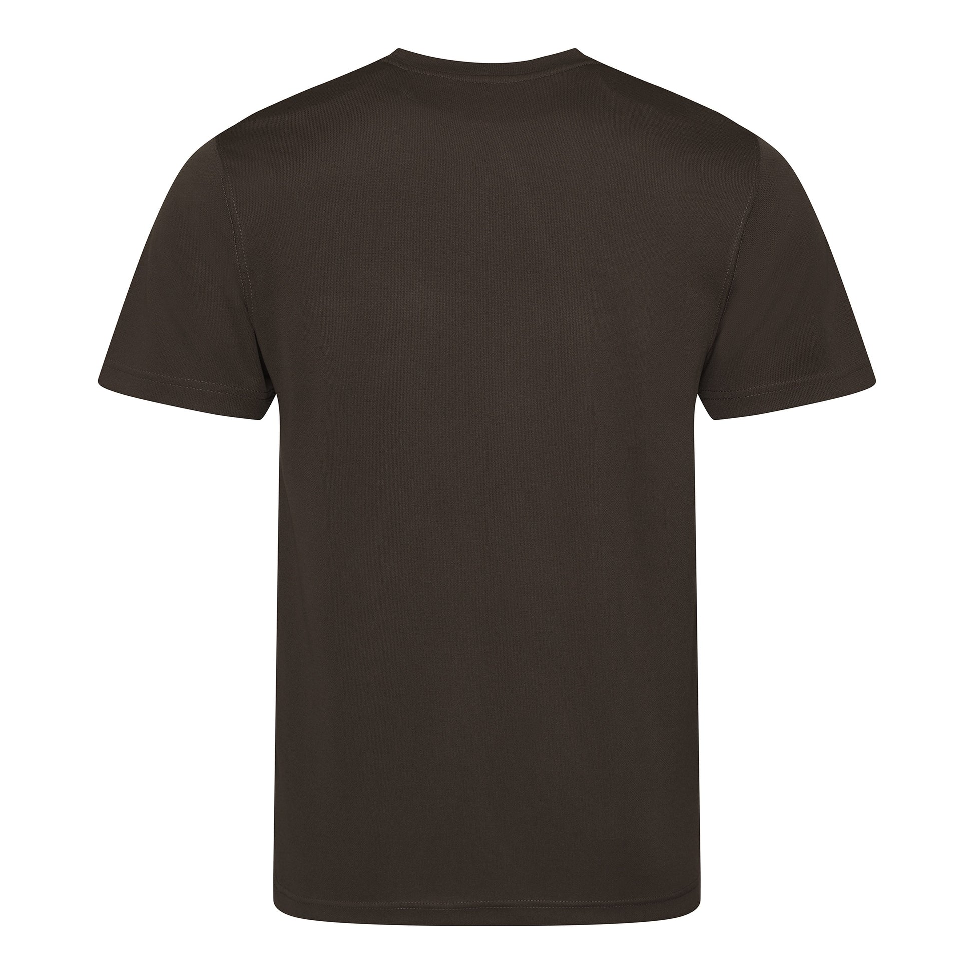 Hot Chocolate - Back - AWDis Just Cool Mens Performance Plain T-Shirt