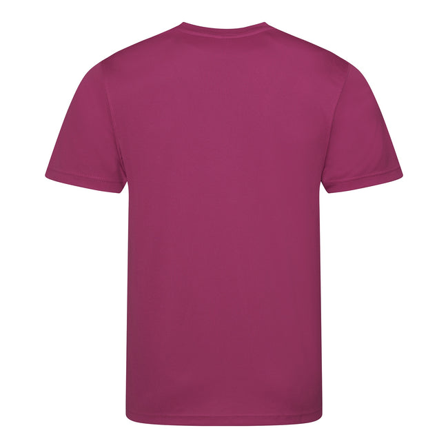 Hot Pink - Back - AWDis Just Cool Mens Performance Plain T-Shirt
