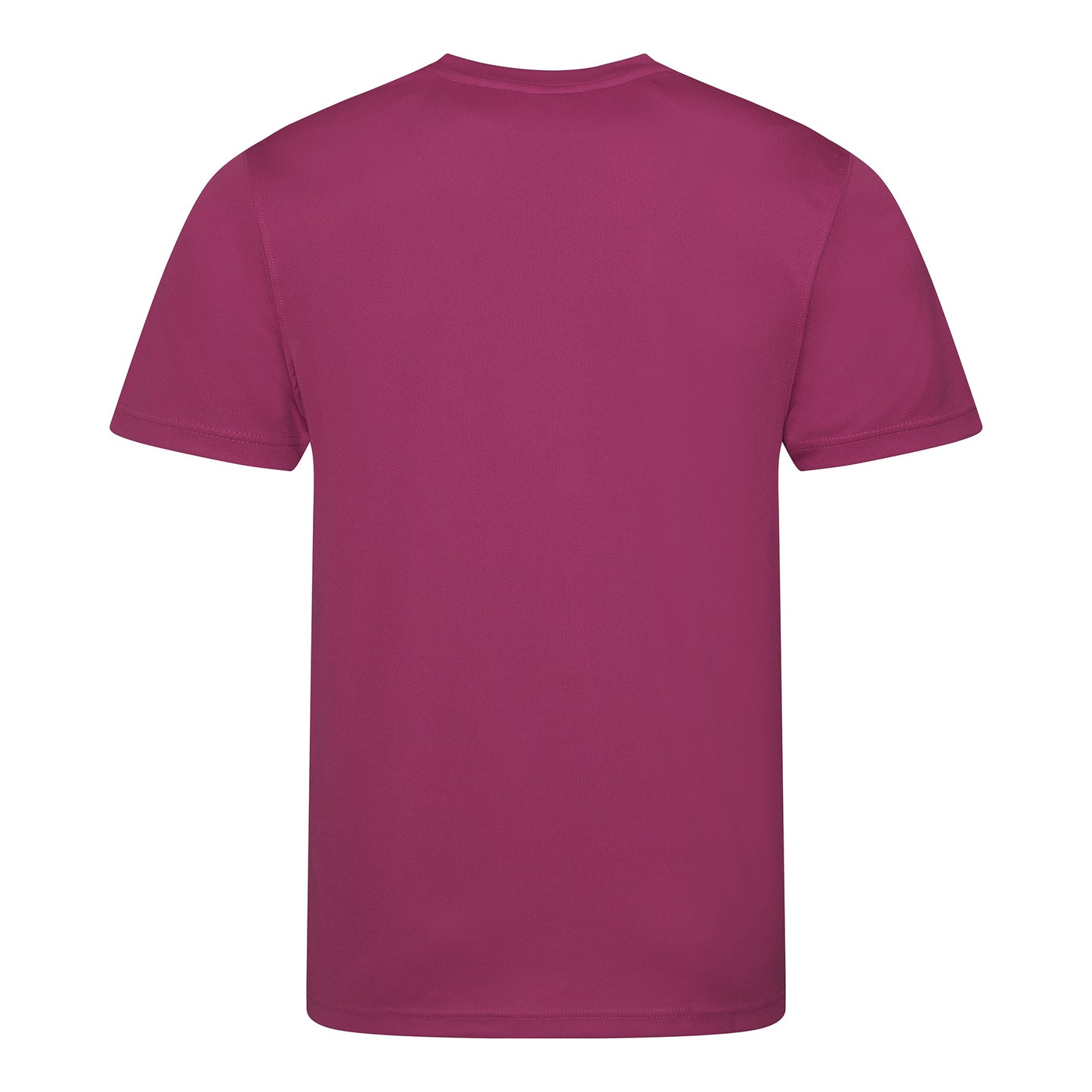 Hot Pink - Back - AWDis Just Cool Mens Performance Plain T-Shirt