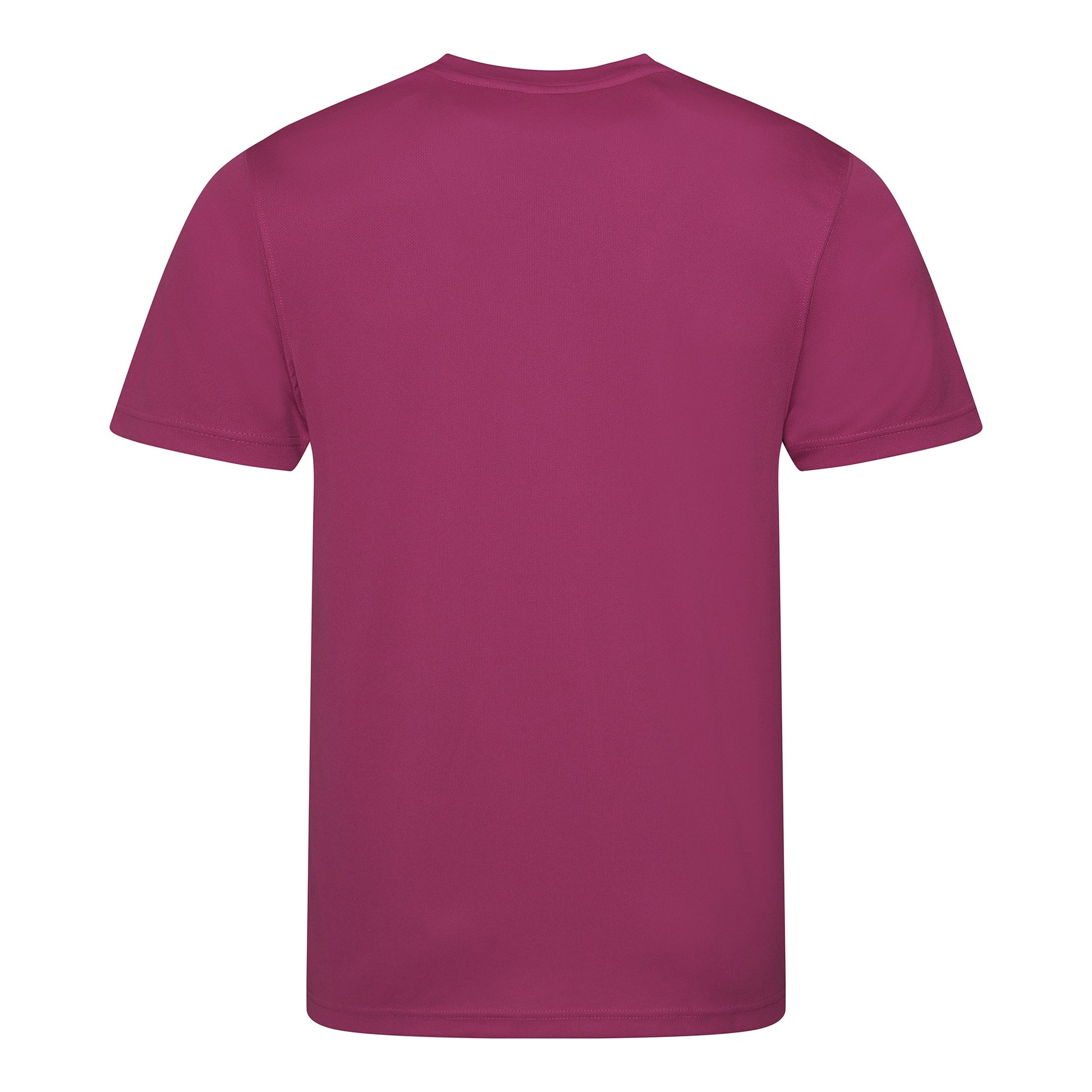 Hot Pink - Back - AWDis Just Cool Mens Performance Plain T-Shirt