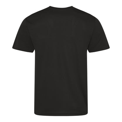 Jet Black - Back - AWDis Just Cool Mens Performance Plain T-Shirt