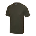 Olive - Front - AWDis Just Cool Mens Performance Plain T-Shirt