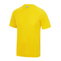 Sun Yellow - Front - AWDis Just Cool Mens Performance Plain T-Shirt