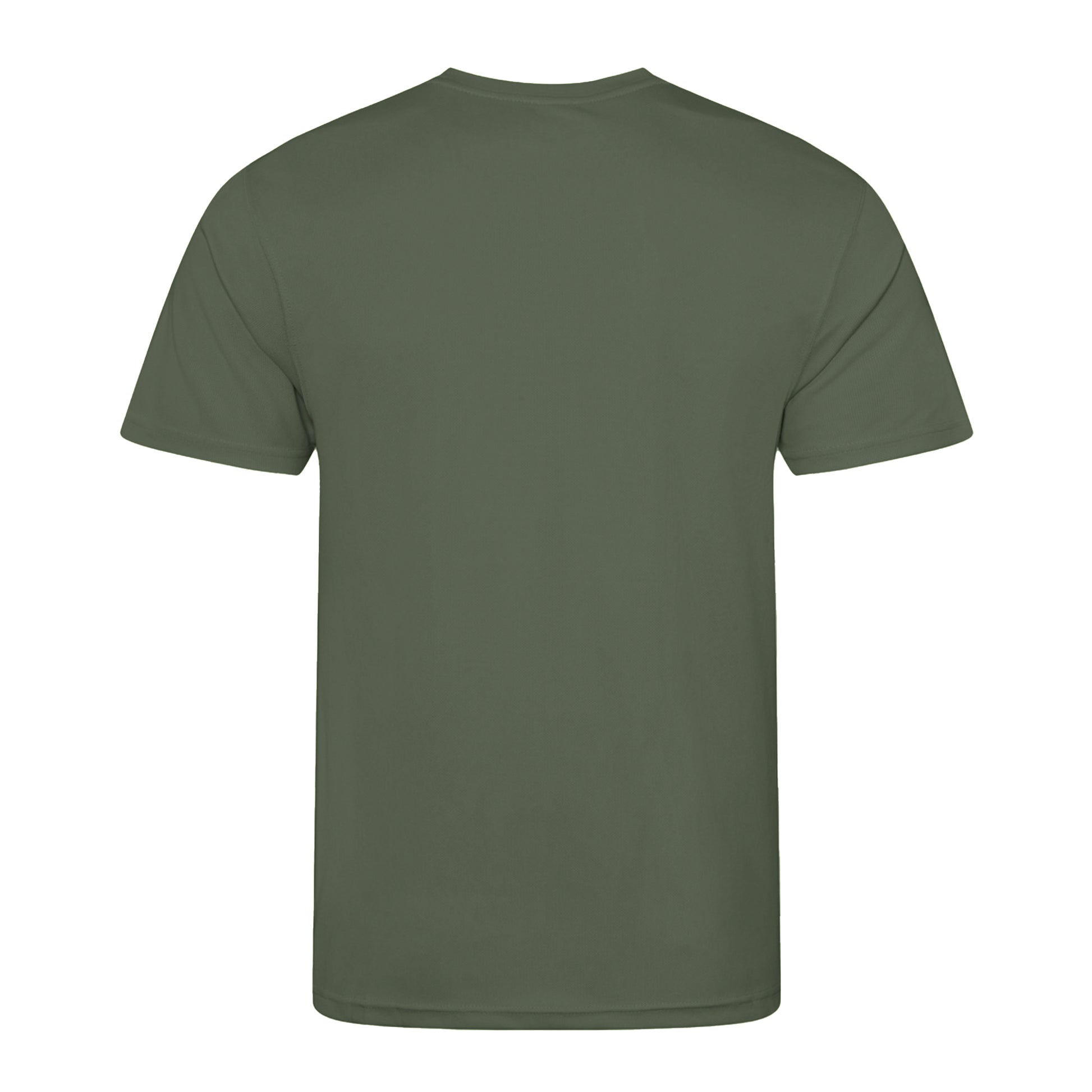 Earthy Green - Back - AWDis Just Cool Mens Performance Plain T-Shirt
