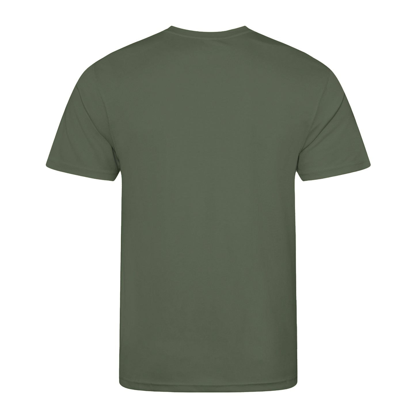 Earthy Green - Back - AWDis Just Cool Mens Performance Plain T-Shirt