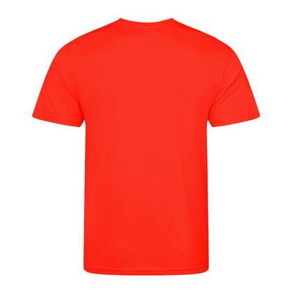 Orange Flame - Back - AWDis Just Cool Mens Performance Plain T-Shirt