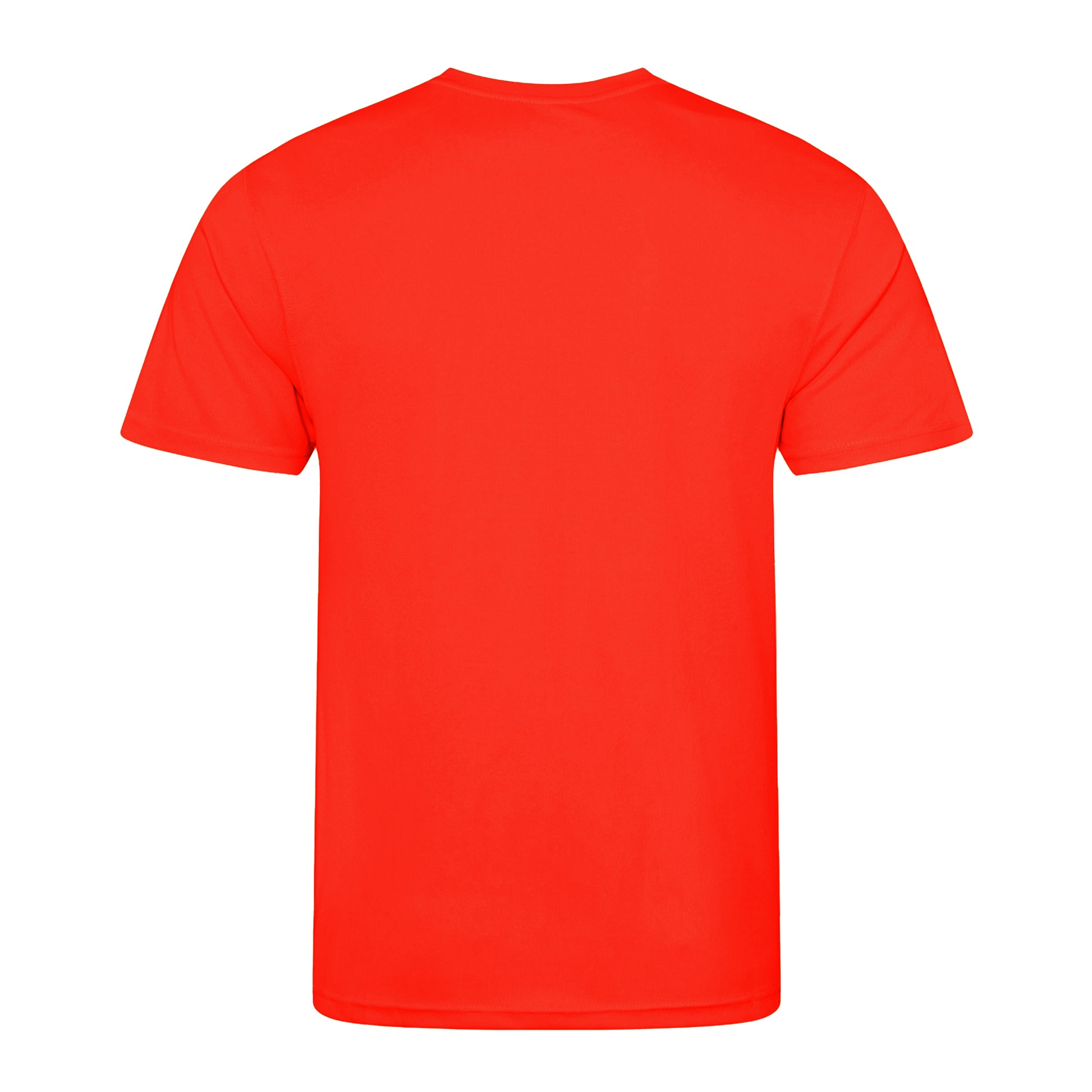 Orange Flame - Back - AWDis Just Cool Mens Performance Plain T-Shirt