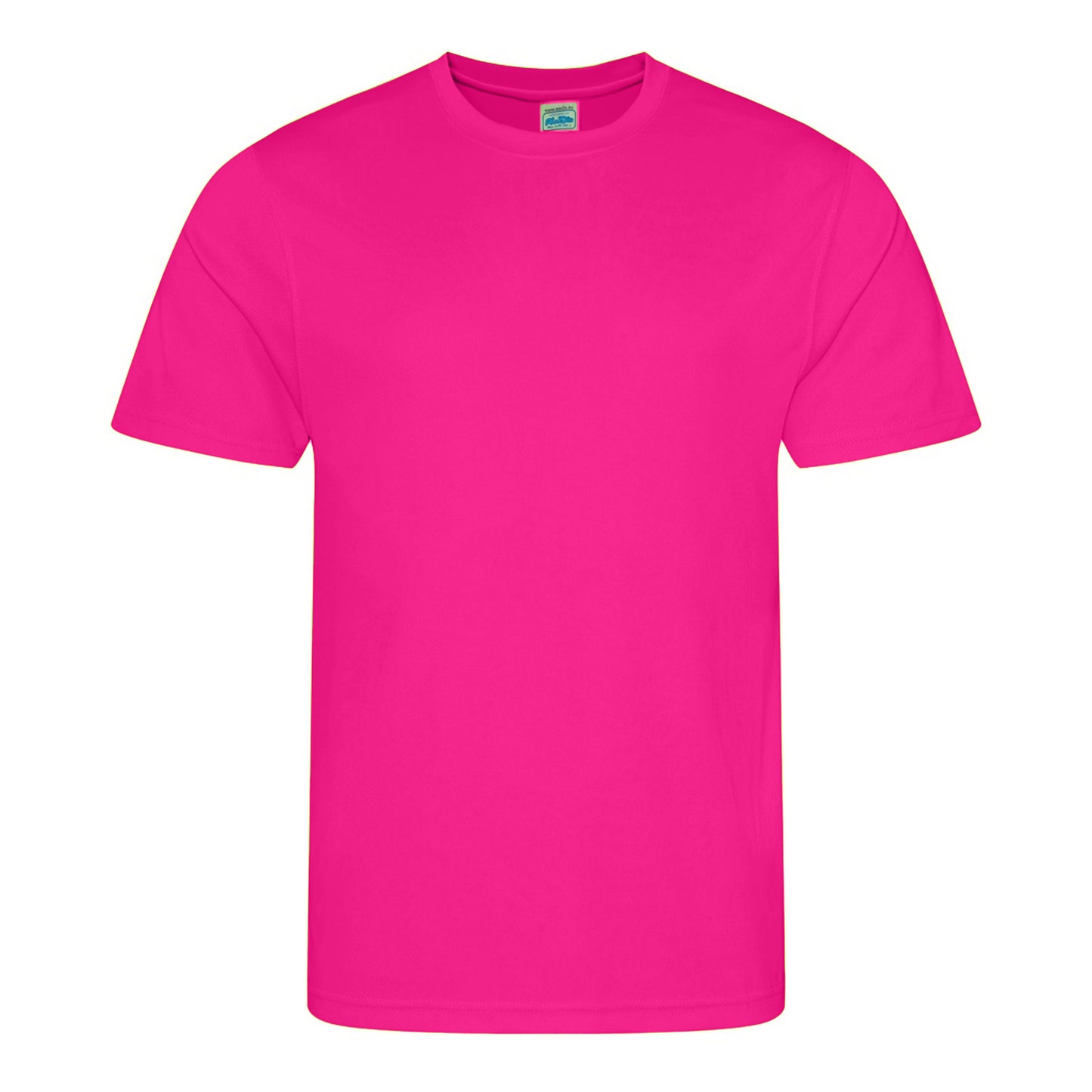 Hyper Pink - Front - AWDis Just Cool Mens Performance Plain T-Shirt