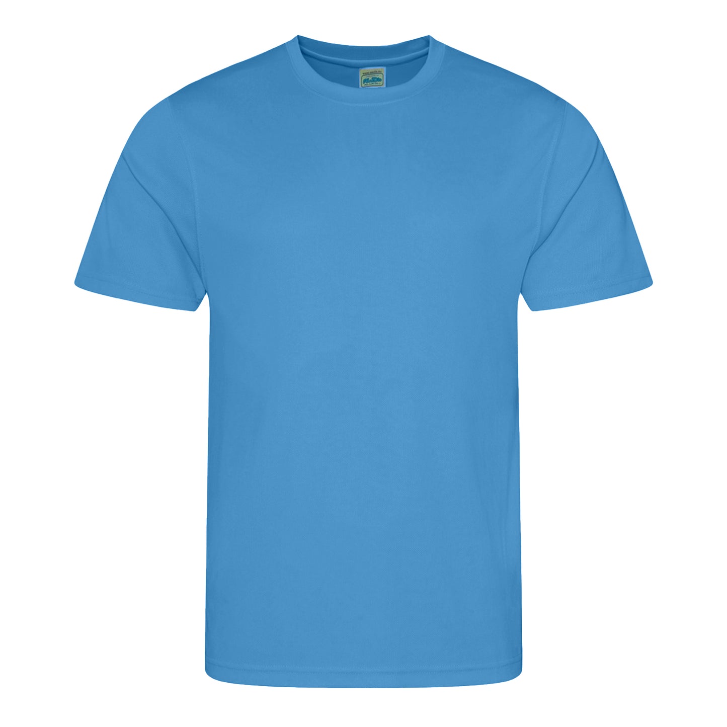 Cornflower Blue - Front - AWDis Just Cool Mens Performance Plain T-Shirt