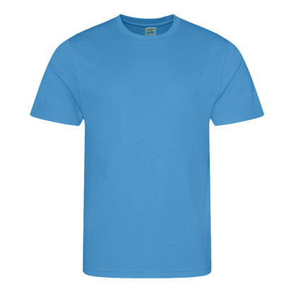 Cornflower Blue - Front - AWDis Just Cool Mens Performance Plain T-Shirt
