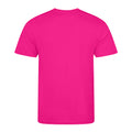 Hyper Pink - Back - AWDis Just Cool Mens Performance Plain T-Shirt