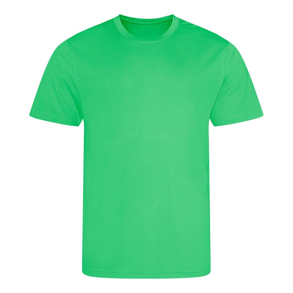 Sour Green - Front - AWDis Just Cool Mens Performance Plain T-Shirt