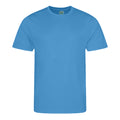 Cornflower Blue - Front - AWDis Just Cool Mens Performance Plain T-Shirt