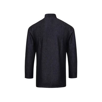 Black Denim - Back - Premier Unisex Denim Chefs Jacket (Pack of 2)
