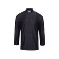 Black Denim - Front - Premier Unisex Denim Chefs Jacket (Pack of 2)