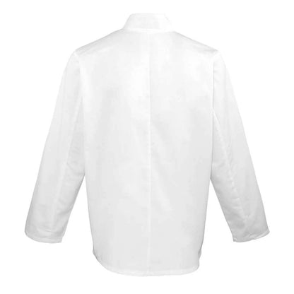 White - Back - Premier Unisex Chefs Jacket (Pack of 2)