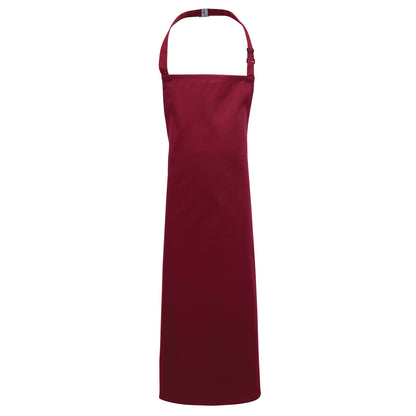 Burgundy - Front - Premier Childrens-Kids Bib Apron (Pack of 2)