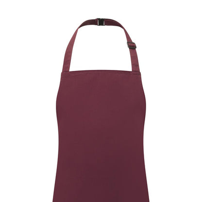 Burgundy - Back - Premier Childrens-Kids Bib Apron (Pack of 2)