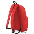 Bright Red - Back - Beechfield Childrens Junior Fashion Backpack Bags - Rucksack - School (Pack Of 2)