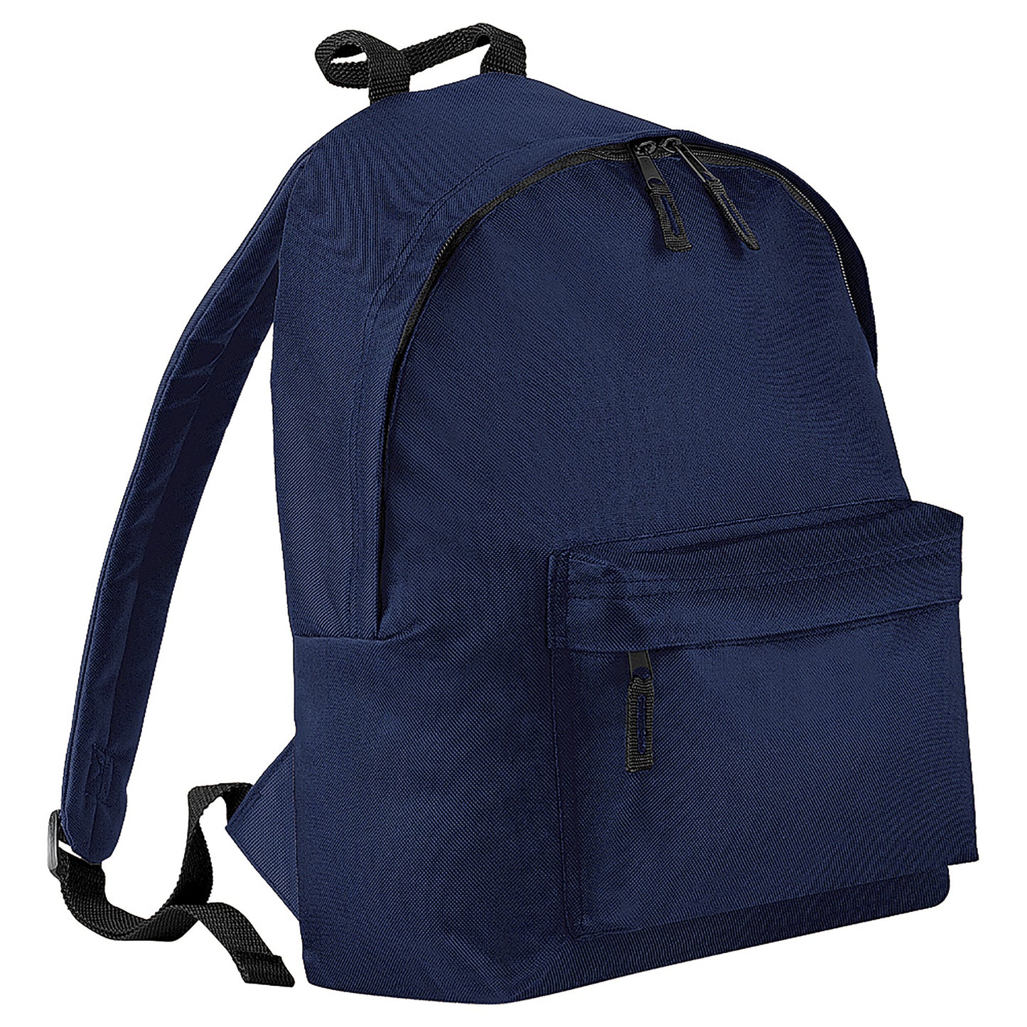 French Navy - Front - Beechfield Childrens Junior Fashion Backpack Bags - Rucksack - School (Pack Of 2)