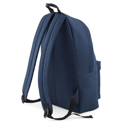 French Navy - Back - Beechfield Childrens Junior Fashion Backpack Bags - Rucksack - School (Pack Of 2)