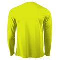 Electric Yellow - Back - AWDis Just Cool Mens Long Sleeve Cool Sports Performance Plain T-Shirt