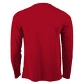 Fire Red - Front - AWDis Just Cool Mens Long Sleeve Cool Sports Performance Plain T-Shirt