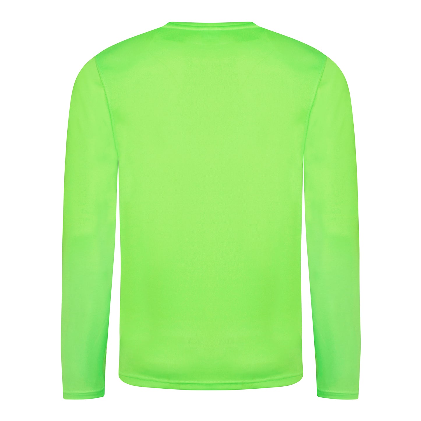 Electric Green - Back - AWDis Just Cool Mens Long Sleeve Cool Sports Performance Plain T-Shirt
