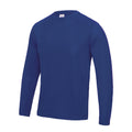 Royal Blue - Front - AWDis Just Cool Mens Long Sleeve Cool Sports Performance Plain T-Shirt