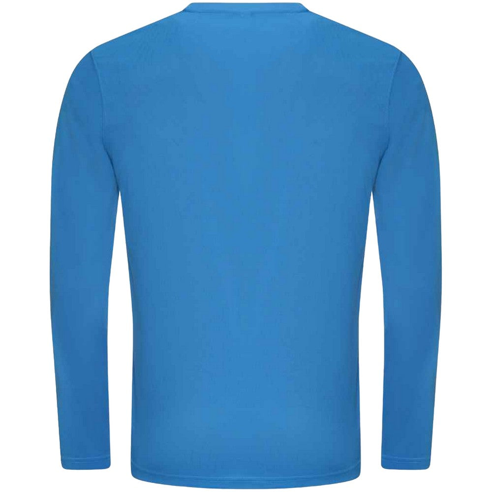 Sapphire Blue - Back - AWDis Just Cool Mens Long Sleeve Cool Sports Performance Plain T-Shirt