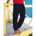 Deep Navy - Side - Fruit Of The Loom Kids Unisex Premium 70-30 Jog Pants - Jogging Bottoms (Pack of 2)