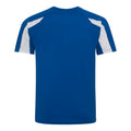 Royal Blue- Arctic White - Back - Just Cool Mens Contrast Cool Sports Plain T-Shirt