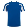 Royal Blue-Arctic White - Front - Just Cool Mens Contrast Cool Sports Plain T-Shirt